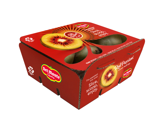 IL KIWI SI PRESENTA COME UN GIOIELLO: DEL MONTE LANCIA UN PACK ESCLUSIVO IN  CARTONE PER IL RED PASSION